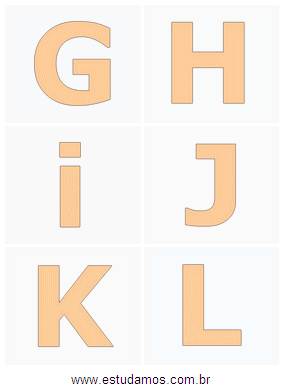 Alfabeto do G até L