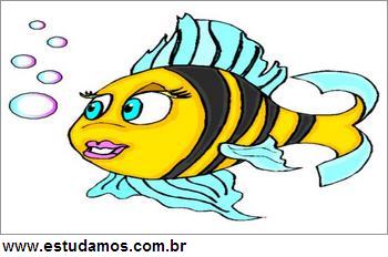 Featured image of post Peixe Colorido Para Imprimir - Home » desenhos de peixes » peixe preto e branco.