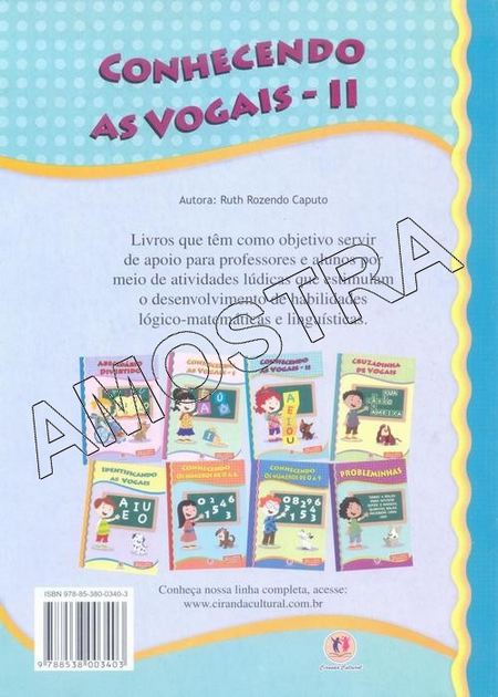 Livro de Apoio Para Professores e Alunos